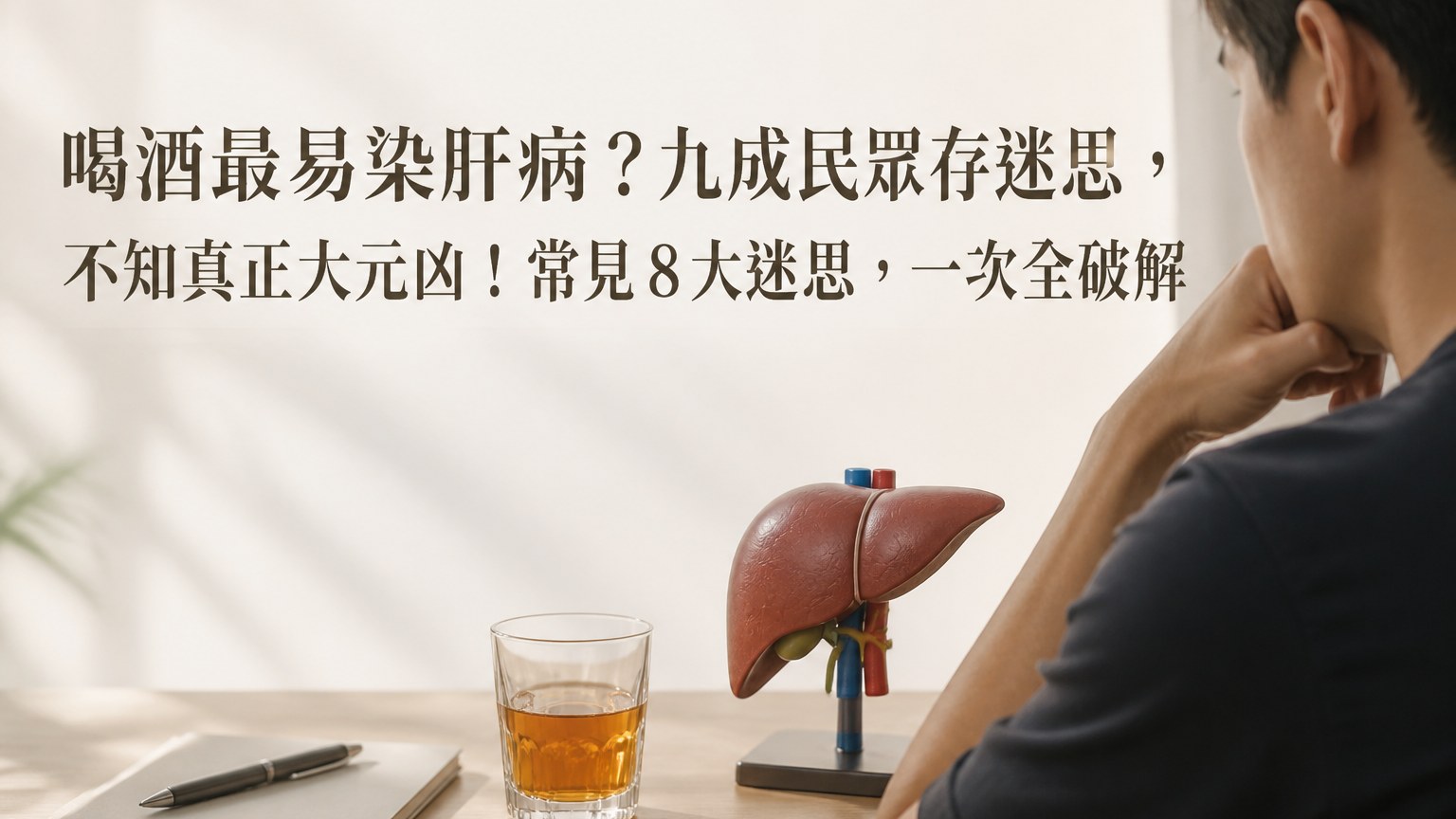 喝酒最易染肝病？九成民眾存迷思，不知真正大元凶！常見８大迷思，一次全破解