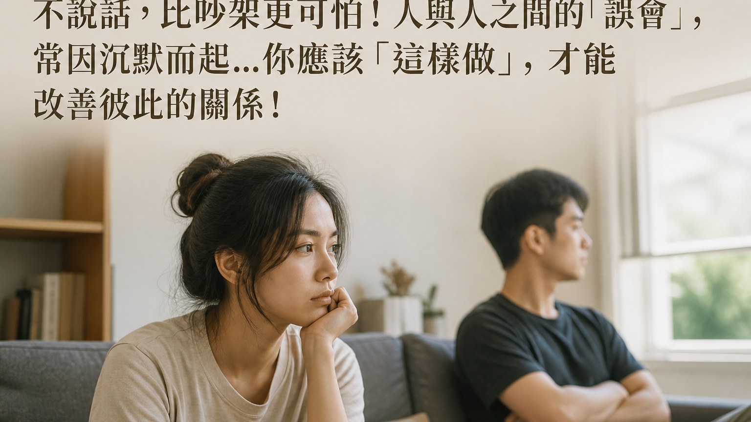 不說話，比吵架更可怕！人與人之間的「誤會」，常因沉默而起…你應該「這樣做」，才能改善彼此的關係！