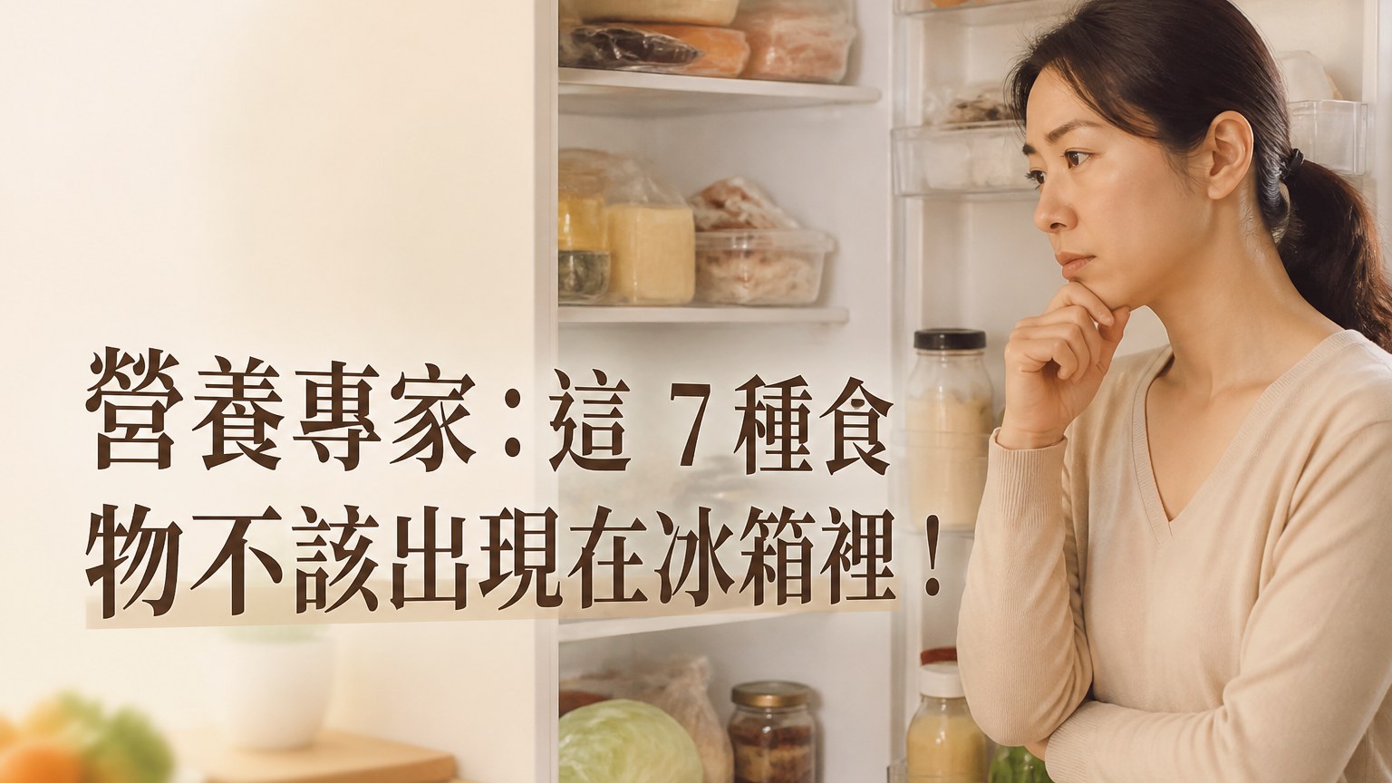 營養專家：這 7種食物不該出現在冰箱裡！但 97%的人都塞滿它們，不胖才怪…肝硬化、冠心病纏著你