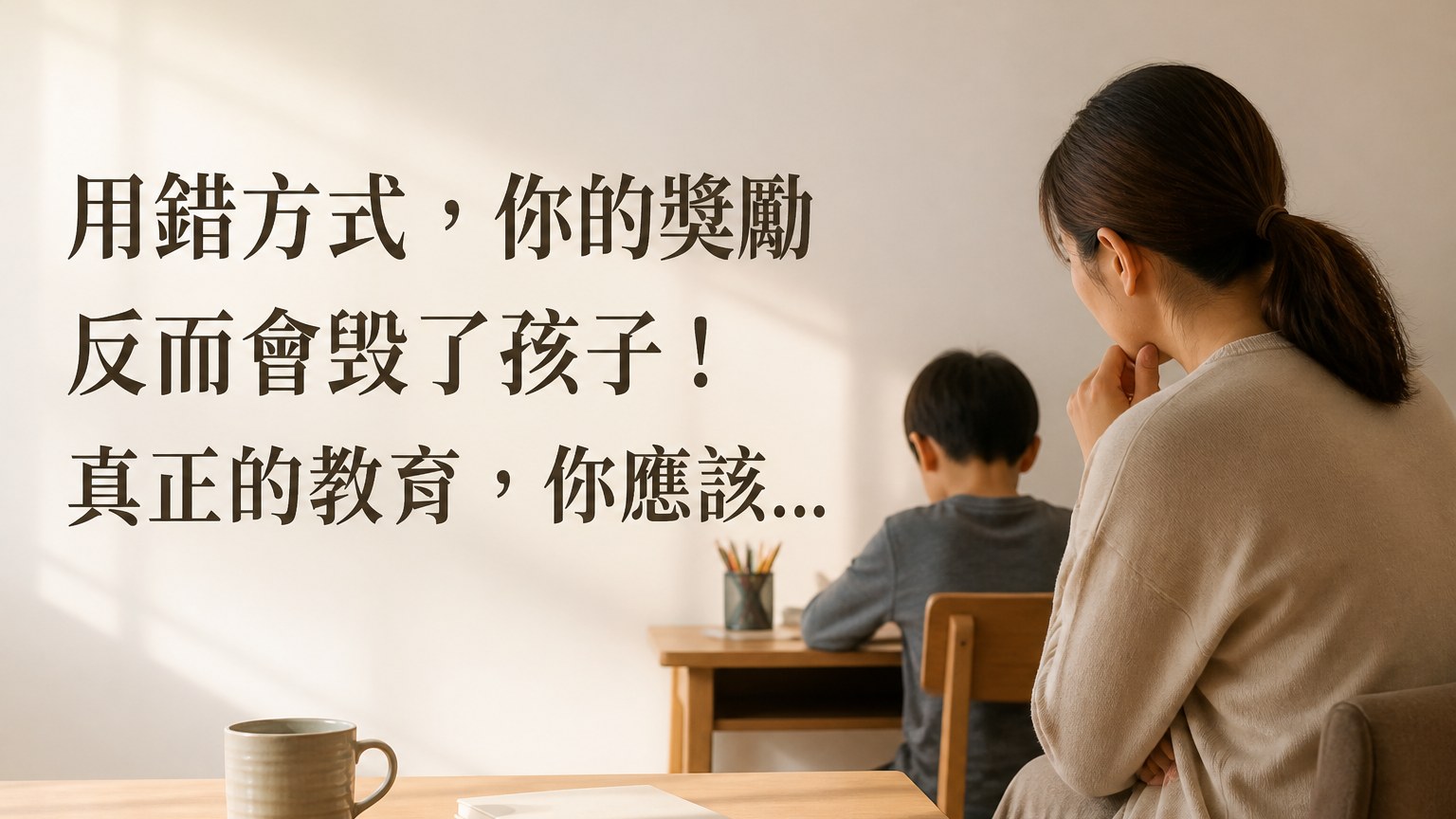 用錯方式，你的獎勵 反而會毀了孩子！真正的教育，你應該…