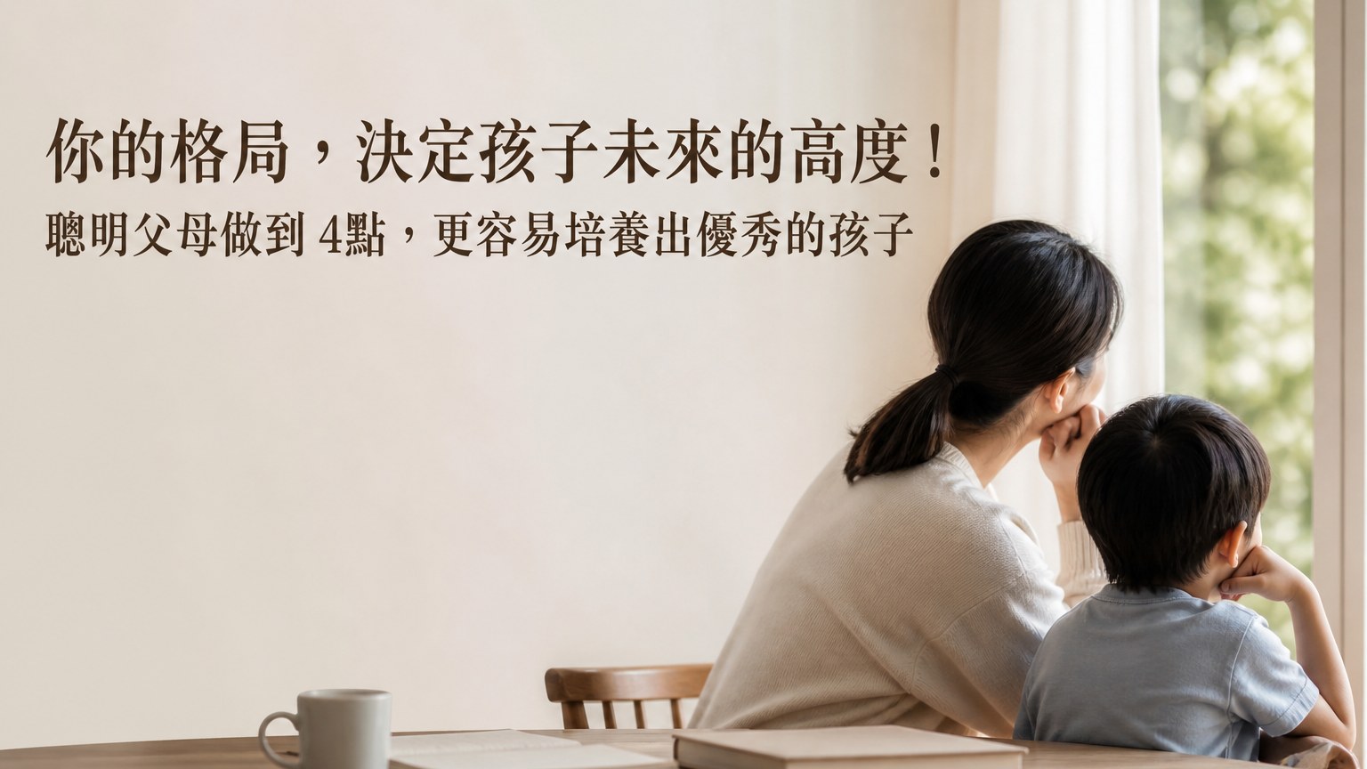 你的格局，決定孩子未來的高度！聰明父母做到 4點，更容易培養出優秀的孩子