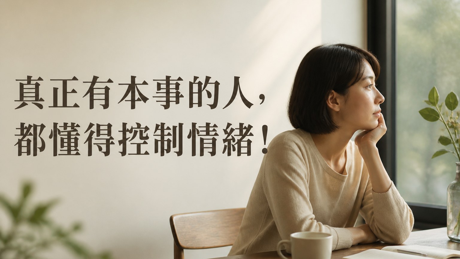 真正有本事的人，都懂得控制情緒！