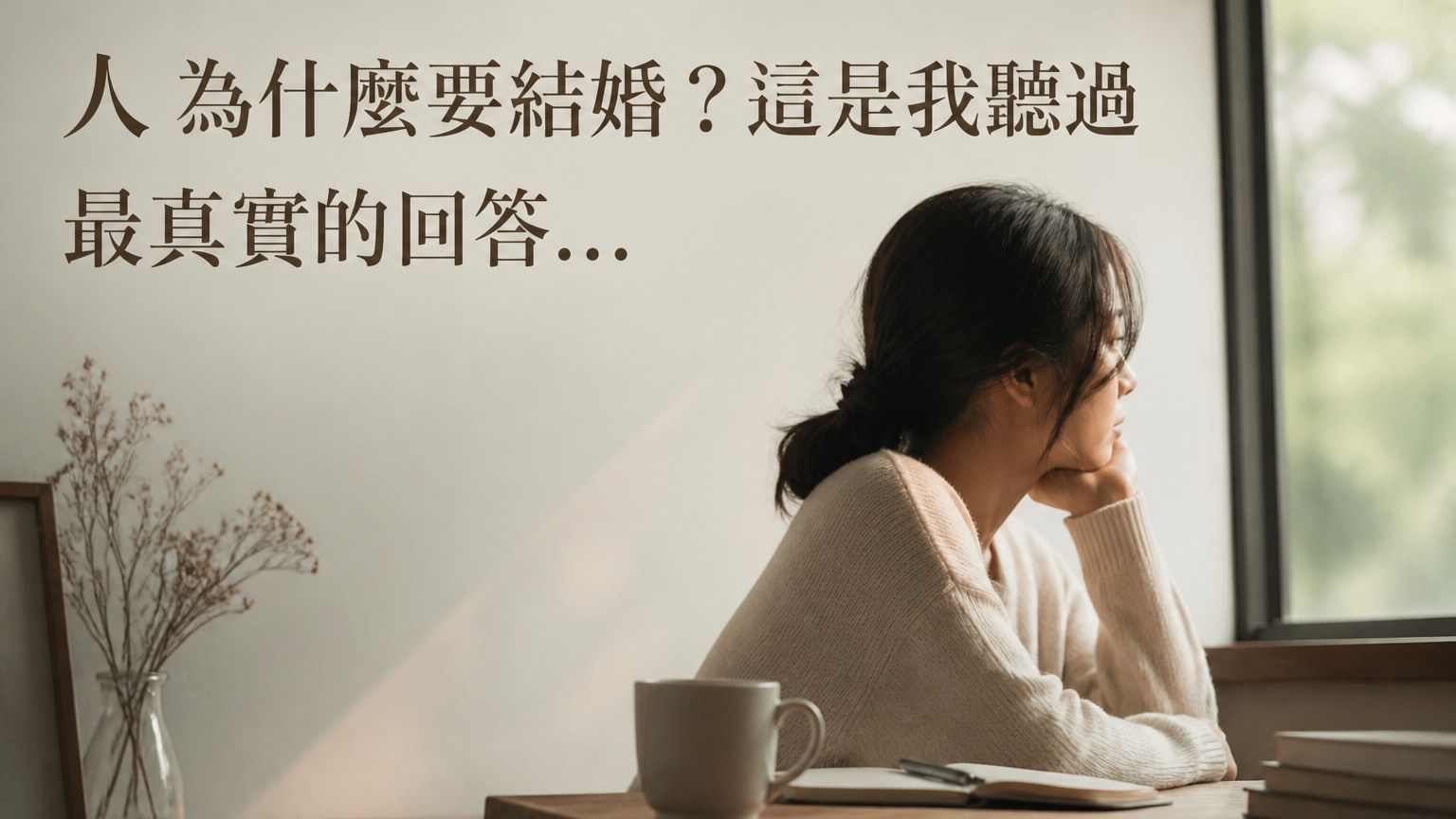 人 為什麼要結婚？這是我聽過 最真實的回答…