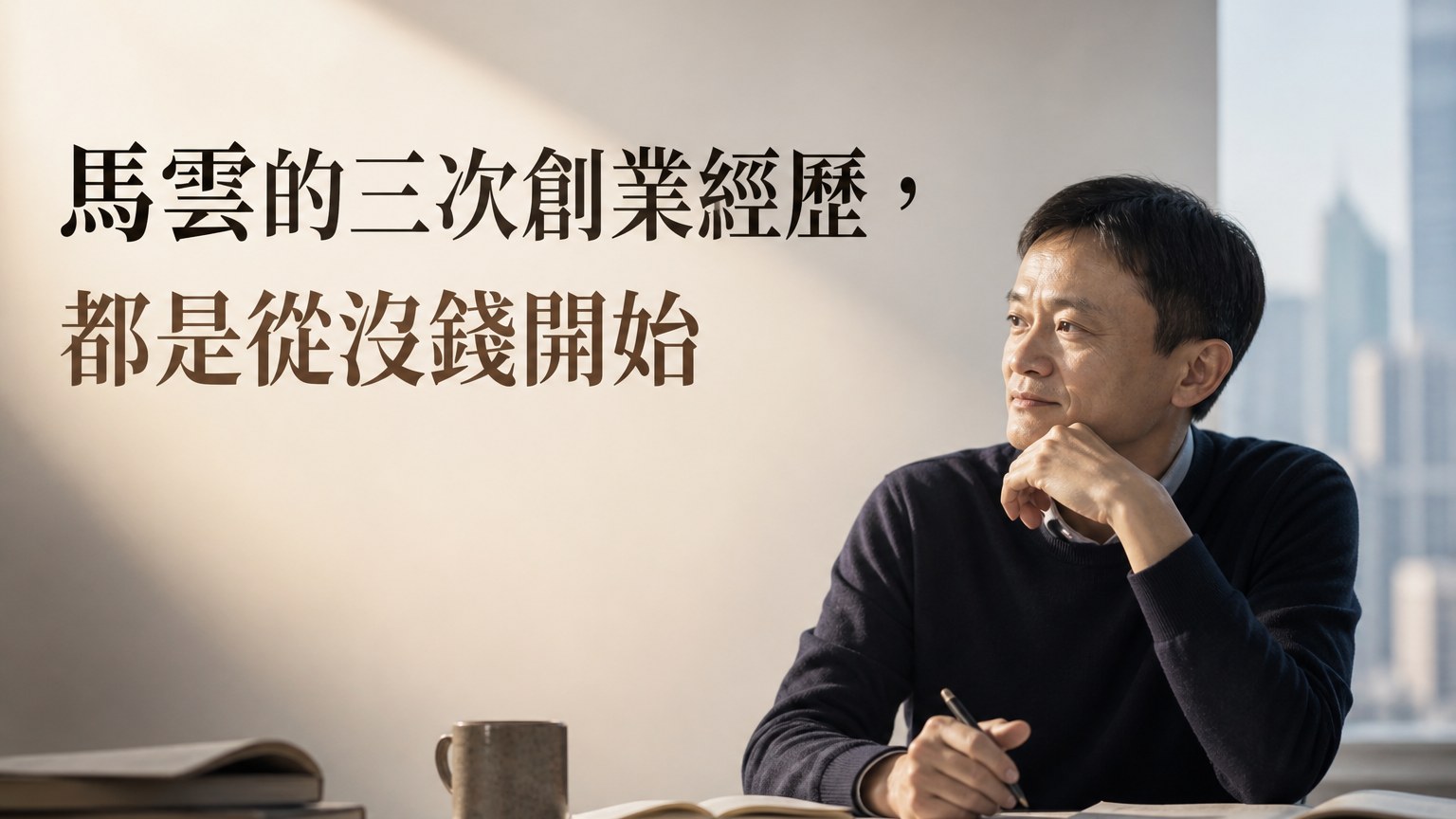 馬雲的三次創業經歷，都是從沒錢開始