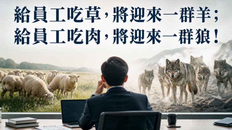 給員工吃草，將迎來一群羊；給員工吃肉，將迎來一群狼！