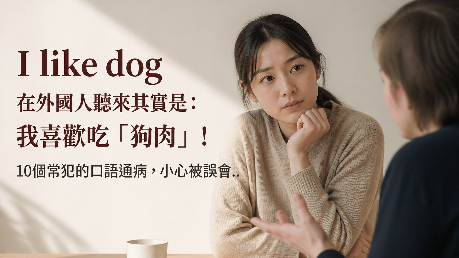I like dog 在外國人聽來其實是：我喜歡吃「狗肉」！10個常犯的口語通病，小心被誤會..