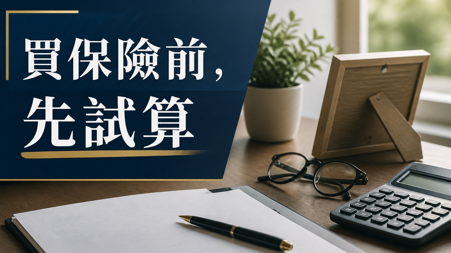 買保險前先試算、耳根子不能軟！