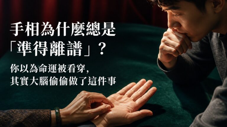 手相為什麼總是「準得離譜」？你以為命運被看穿，其實大腦偷偷做了這件事