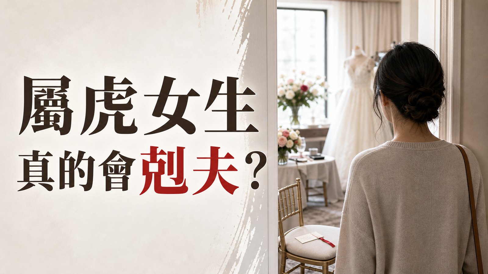 屬虎女生真的「命硬剋夫」？古書早就吐槽，婚俗卻連新房都不讓她進