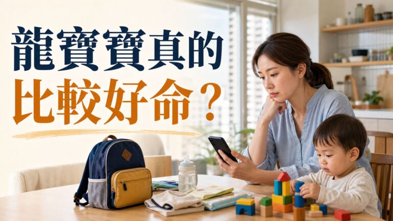 「龍寶寶真的比較好命？」爸媽搶著挑龍年，孩子長大後可能在搶學校、收入付出慘痛代價…