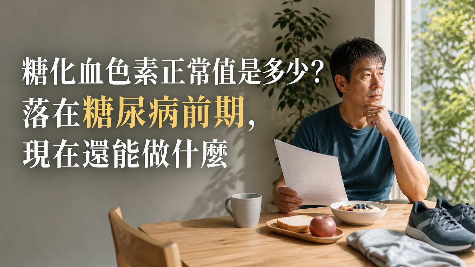 糖化血色素正常值是多少？落在糖尿病前期，現在還能做什麼