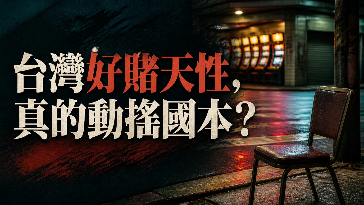 台灣榮登全球最愛賭國家第 16 名！顛覆你的思維，台人好賭天性竟已動搖國本？