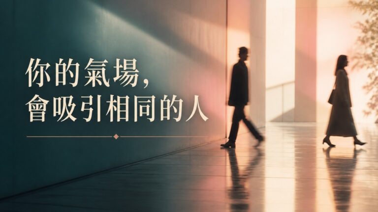 「你的氣場，會吸引相同的人」學會 3 點，運用這股巨大的力量，幫你翻轉命運！