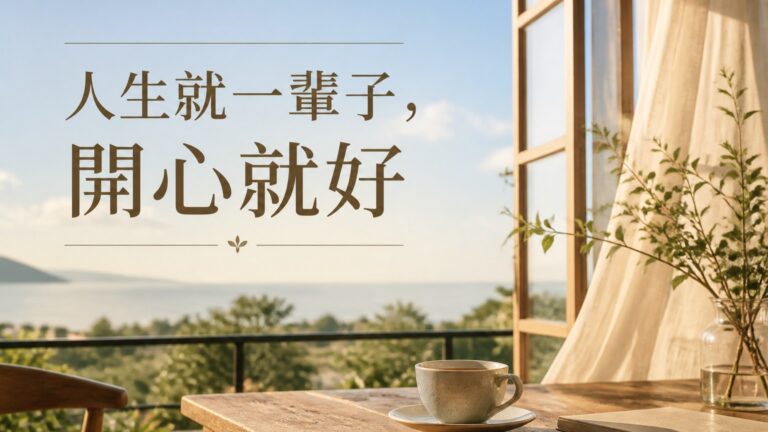 人生就一輩子，「開心」就好！看懂這 10 句話，世界上 再也沒有什麼事能讓你 煩惱 的…