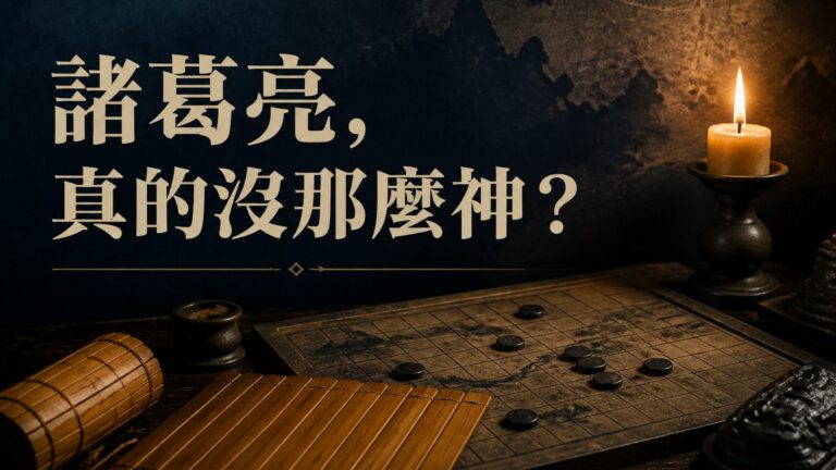 經常打敗仗的「諸葛亮」，其實沒那麼神！他真正值得後人景仰的，其實是 …