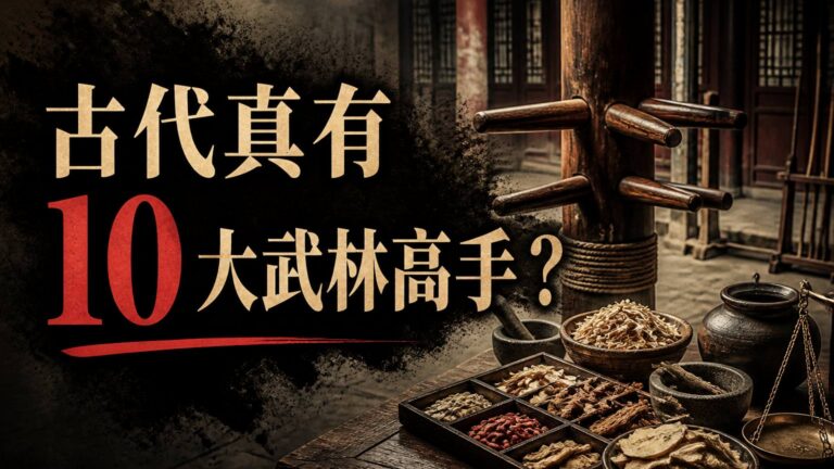 中國古代真實存在的 10 大武林高手… 「華佗」竟排名第一？這居然不是搞錯了…