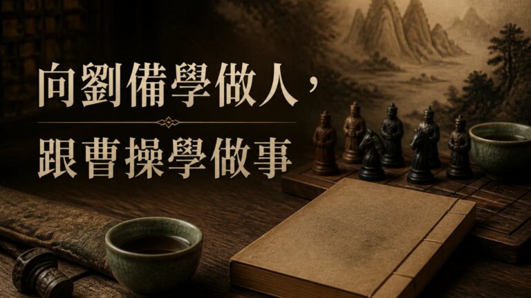向劉備學做人，跟曹操學做事。7 個三國小故事（看一看，想通了，茅塞頓開！