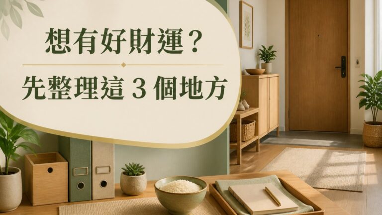 想有好財運？先把『這 3 個』地方打理好！另外可準備發財米：2 個五十、6 個十、8 個一