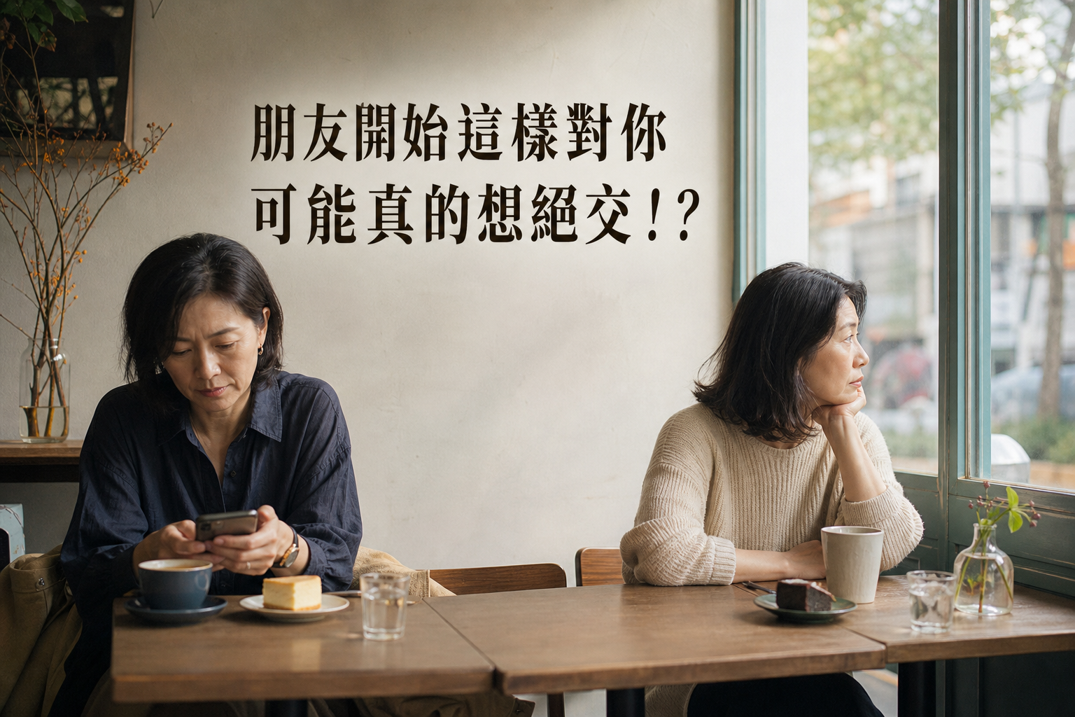 朋友開始這樣對你，可能真的想絕交！？被朋友疏遠後，用3個回應看清答案