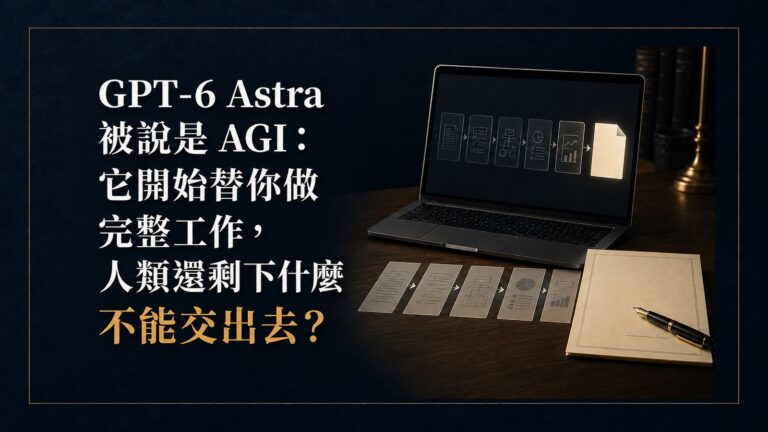 GPT-6 Astra 被說是 AGI：它開始替你做完整工作，人類還剩下什麼不能交出去？