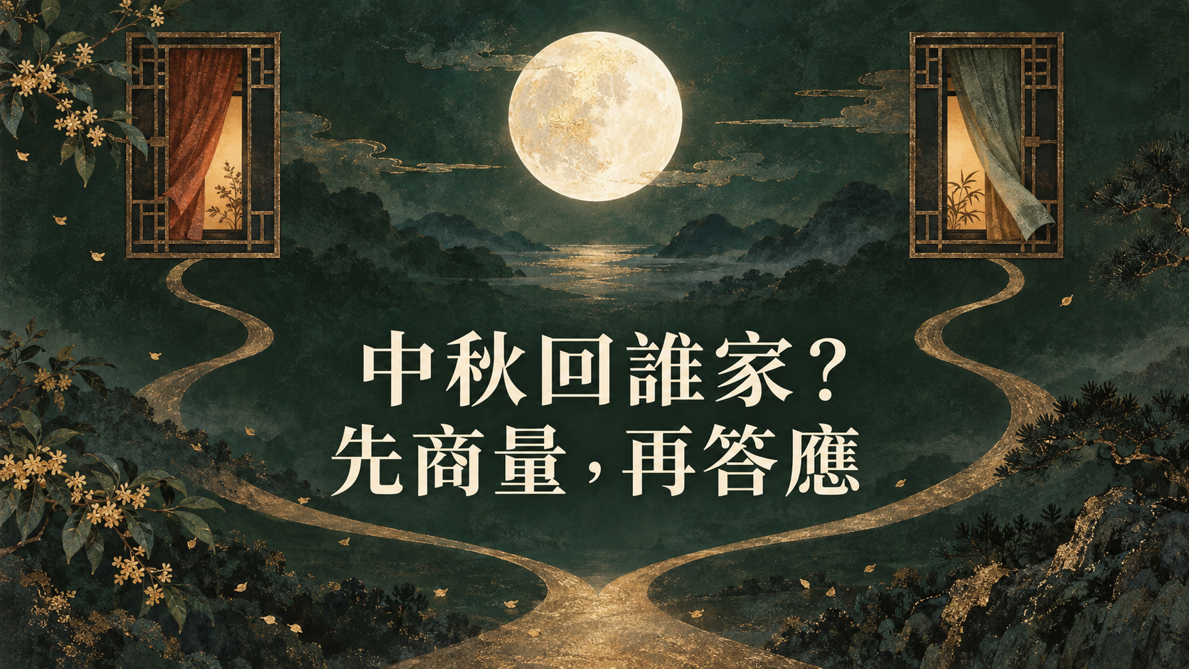 中秋還沒到，夫妻先為回誰家吵起來：連假有4天，怎麼還是不夠分？