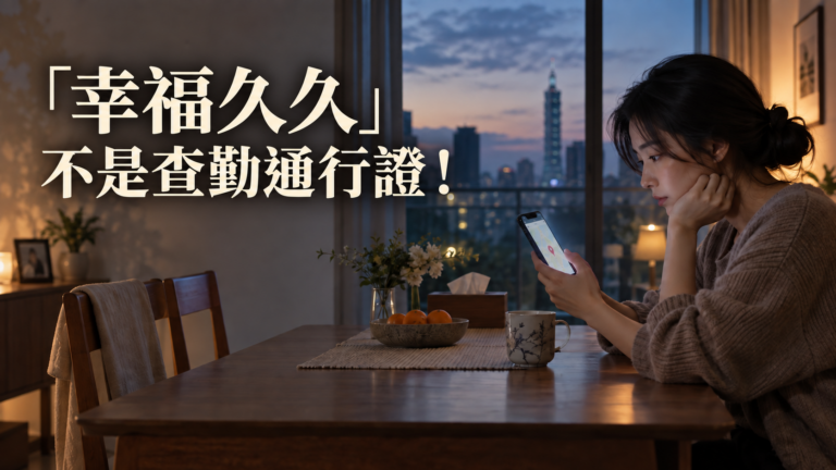 「幸福久久」不是查勤通行證！一開定位、管交友，浪漫怎麼變成控制？