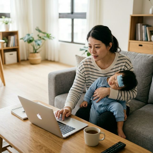 小孩流感請假只能吞事假扣全勤？寫給職場媽媽的「家庭照顧假」自保指南