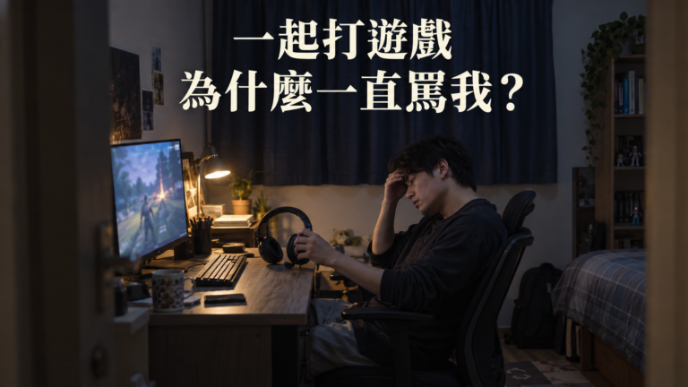 跟朋友打遊戲一直被罵，還要繼續排嗎？本來想放鬆，怎麼上線比上班還緊張？