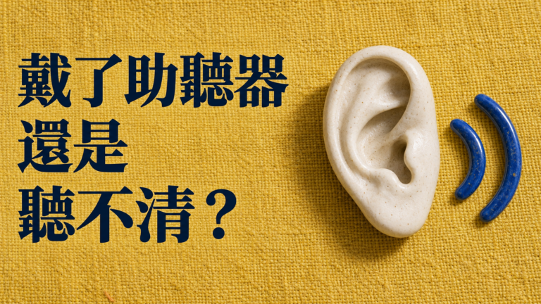 長輩戴了助聽器，怎麼還要一直重講？餐桌上那句「算了」，可能讓他再也不問
