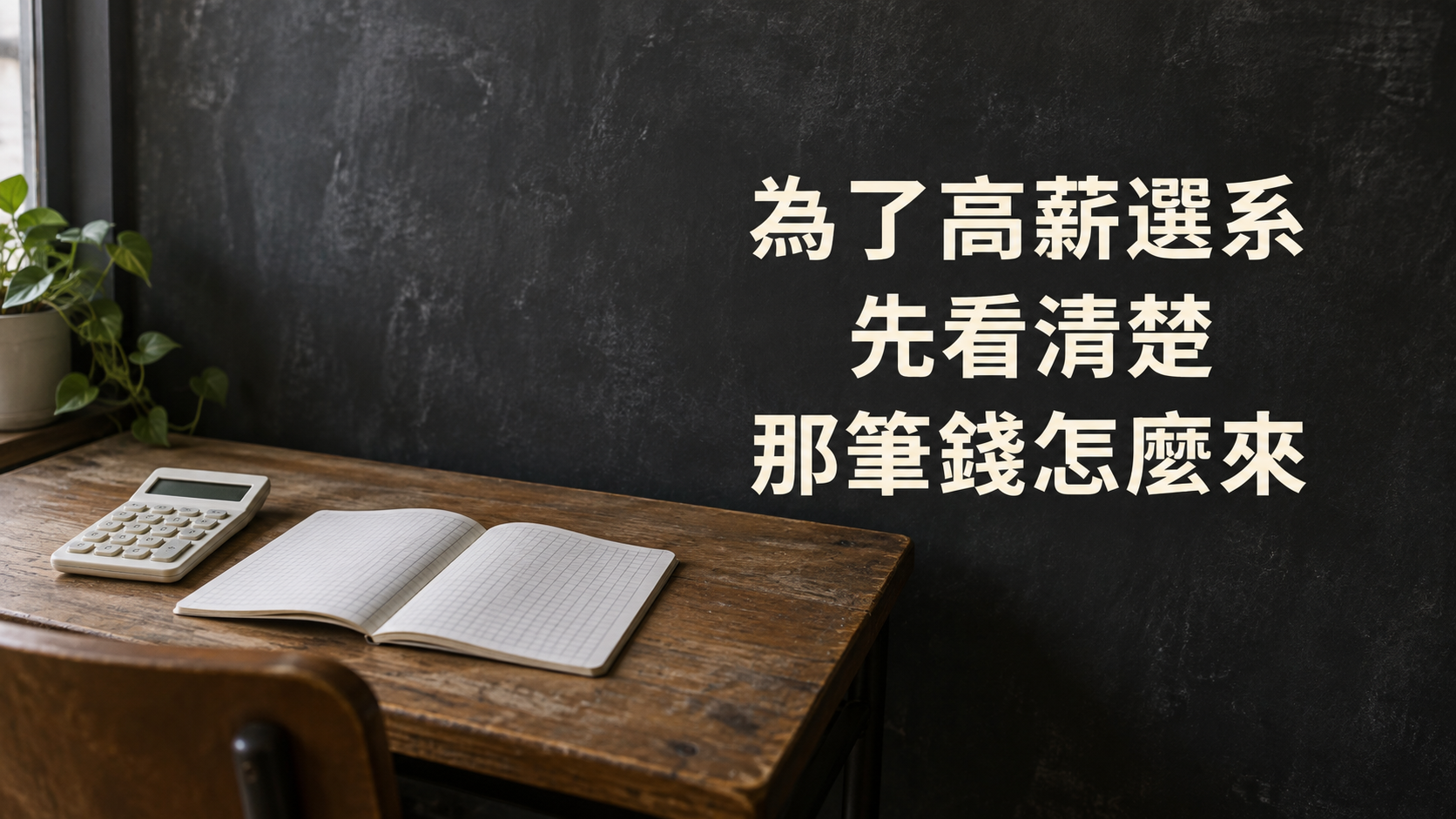 我就是想賺錢才選電機！但別人的高年薪，真的能拿來替自己選科系嗎？