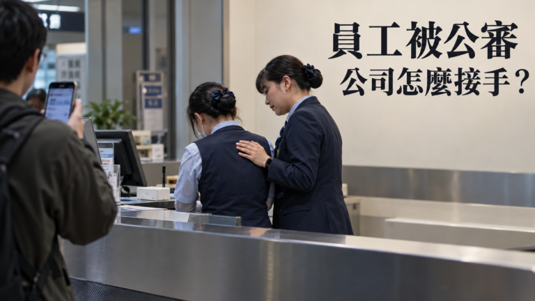 照規定做事，照片卻被貼上網：員工被公審時，公司該怎麼接手？