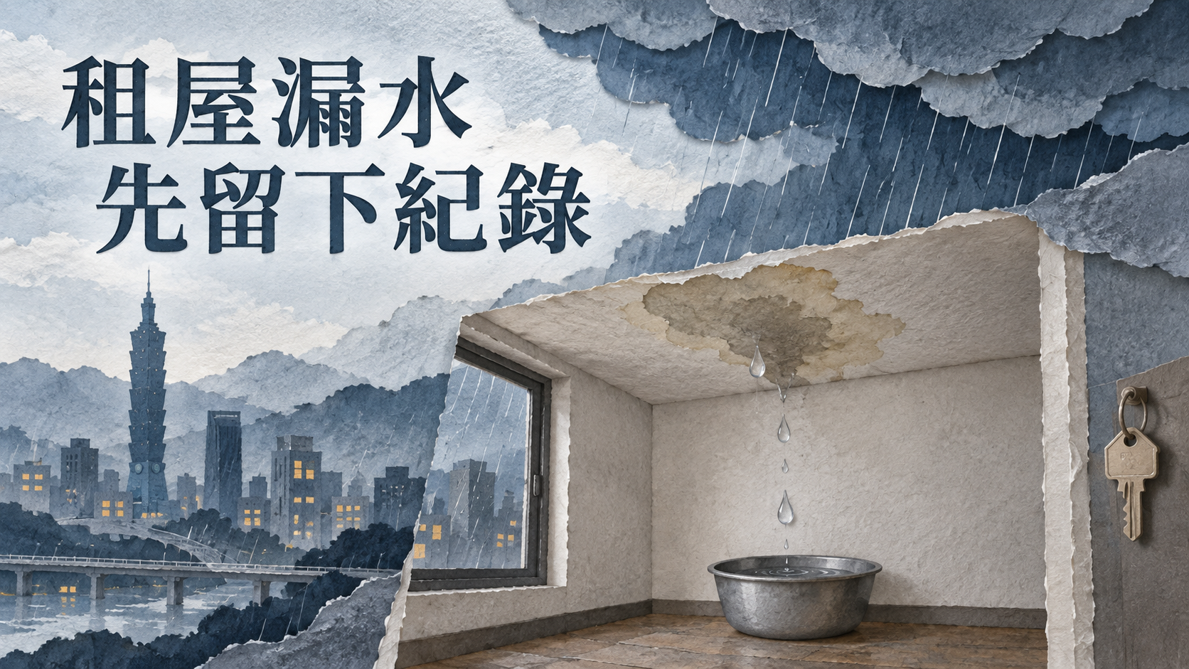 颱風季一來總是擔心租屋漏水，找房東有用嗎？從拍照通知到修繕協調的處理順序