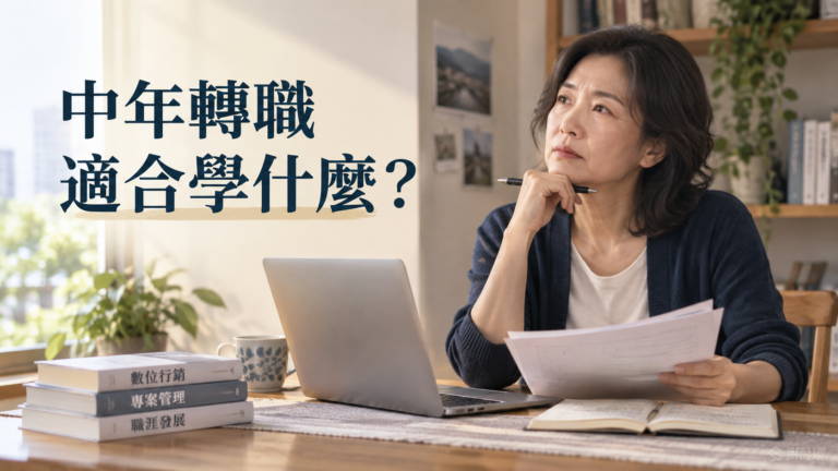 中年轉職別再亂學！學了半年還是沒人約面試，問題可能不在努力