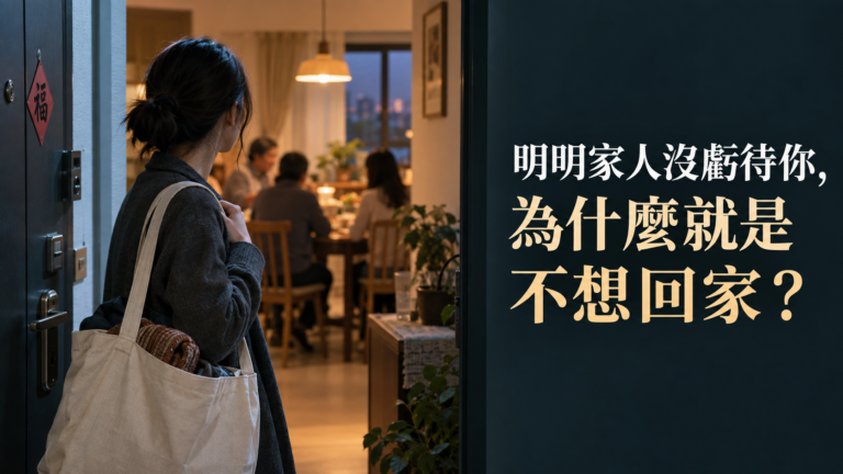 明明家人沒虧待你，為什麼就是不想回家？