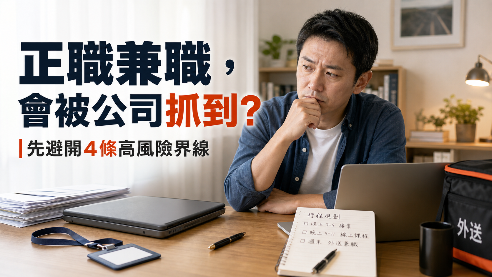 正職可以兼職嗎？公司早晚會知道？踩中這4條，第二份收入恐怕先害了第一份工作