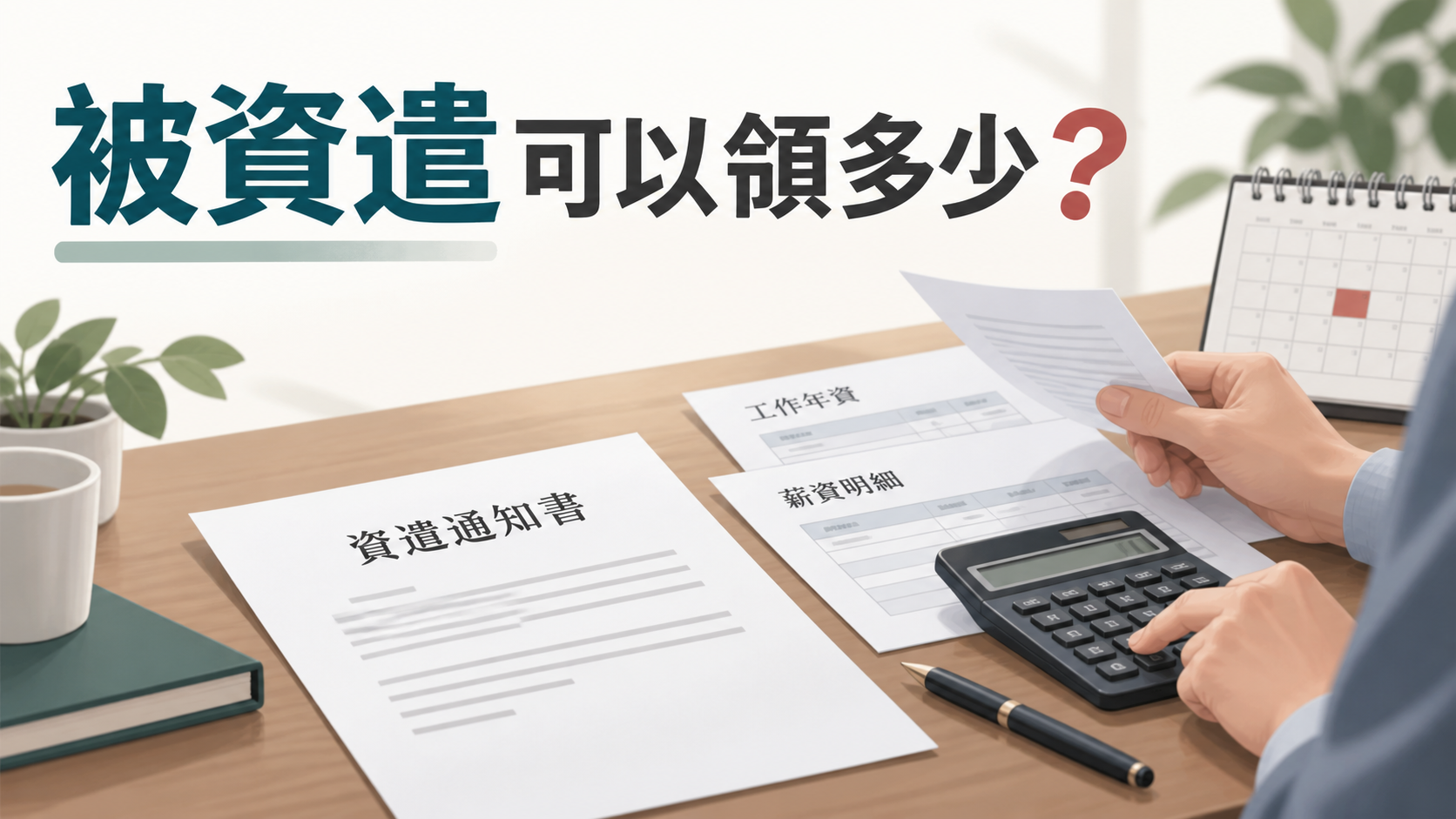 被資遣可以領多少？看到那張通知書先別急著簽，真正差很多的地方在這裡