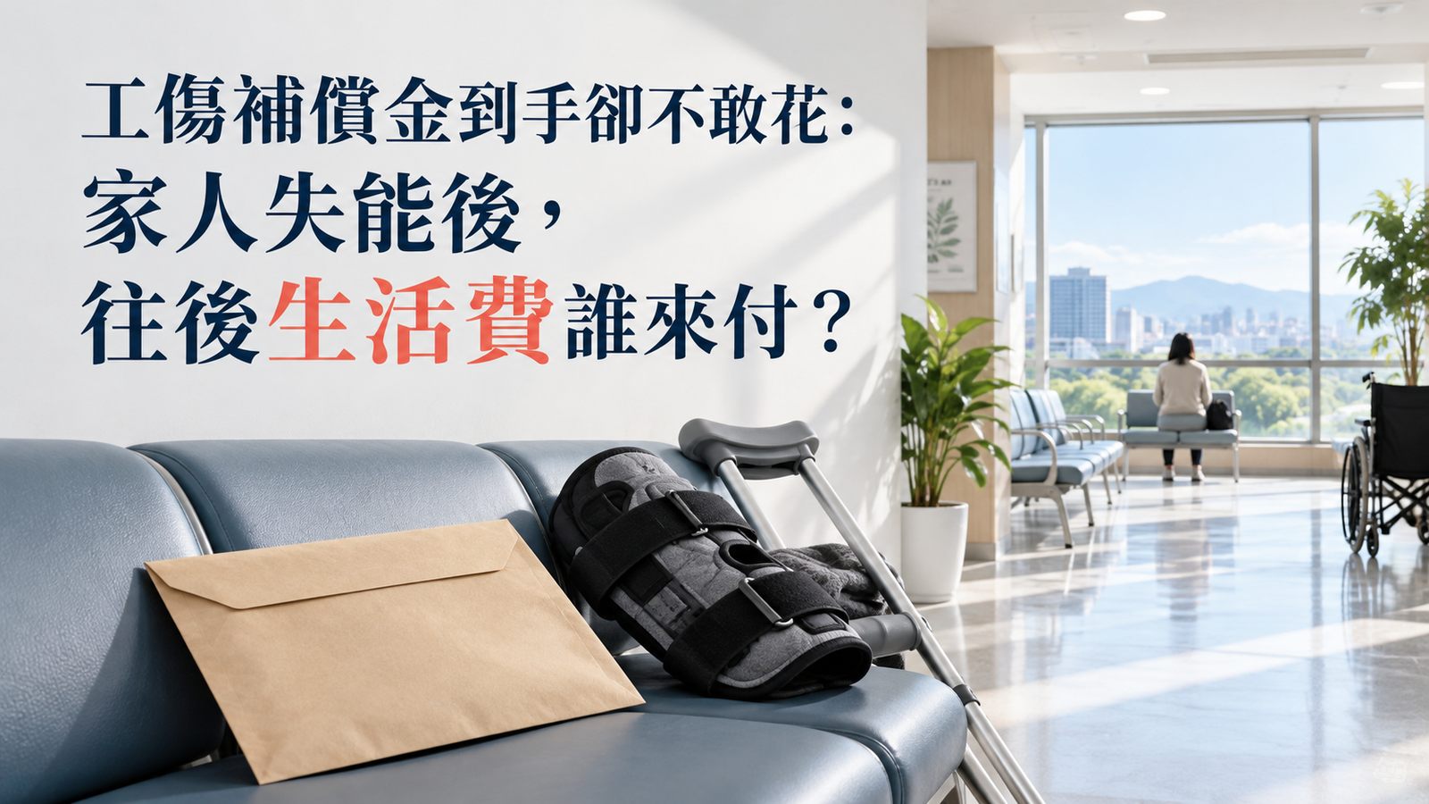 工傷補償金到手卻不敢花：家人失能後，往後生活費誰來付？