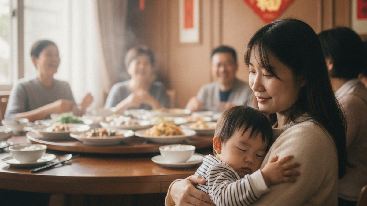 幼兒黏媽媽被嫌不合群不會教？聚餐硬搶抱弄哭幼童，拿不到長輩面子就圍剿親媽