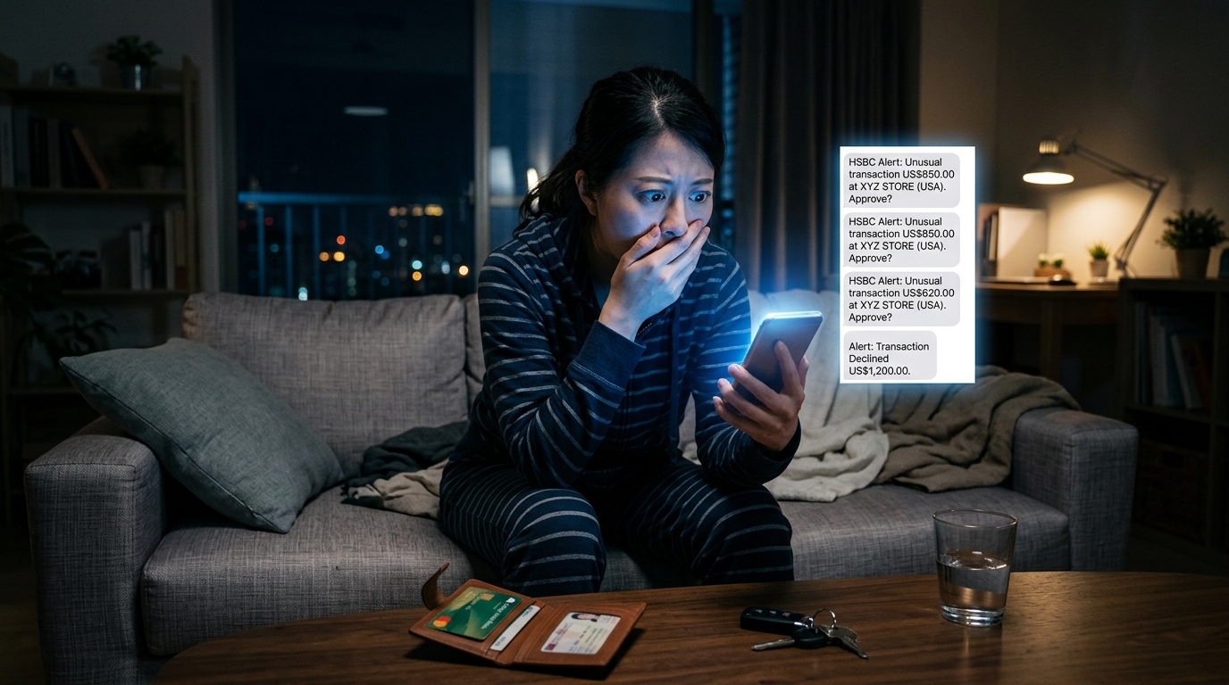 信用卡盜刷處理半夜狂跳海外簡訊？講錯這句話恐被要求自付損失