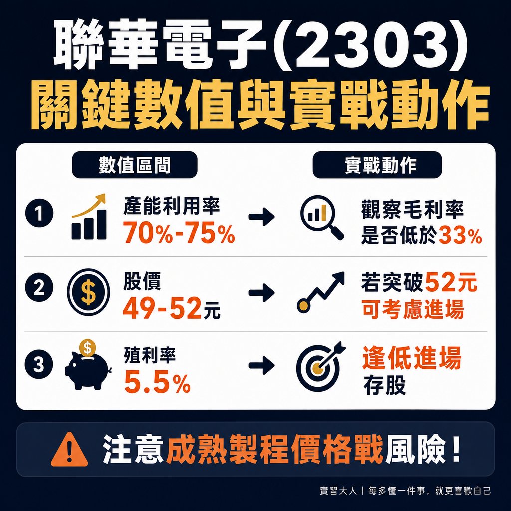 成熟製程產能利用率與折舊槓桿機制圖解