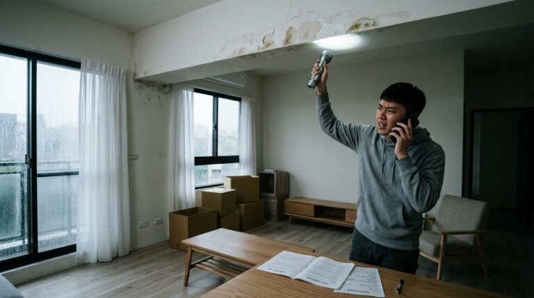 交屋後漏水有瑕疵，仲介一句現況交屋拒賠？房產律師揭密如何依法求償，買方不要自認倒楣