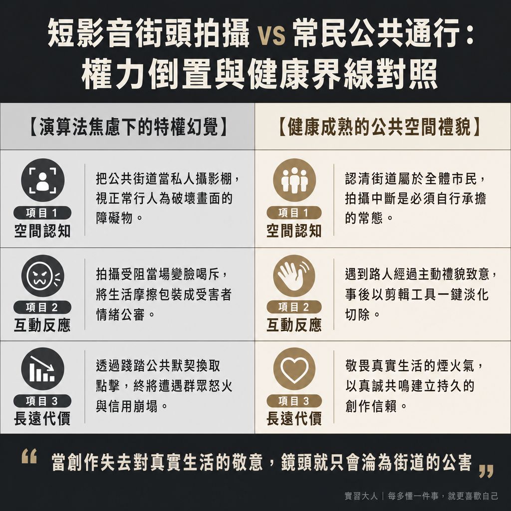 貪吃鬼涵涵拍片被擋秒變臉？短影音時代的「路人 NPC 化」觀察