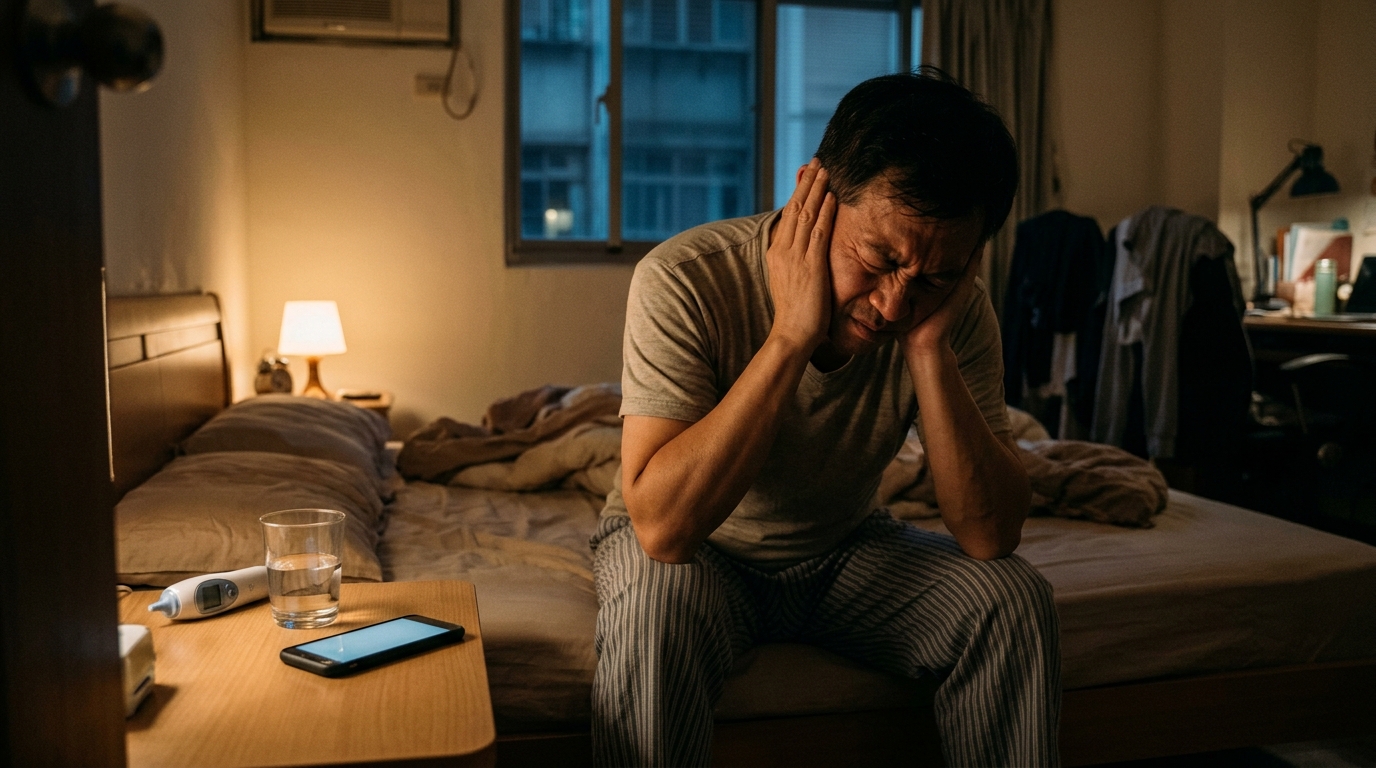 耳鳴突然很大聲甚至伴隨重聽？別當火氣大：錯過72小時黃金期恐釀永久聽損